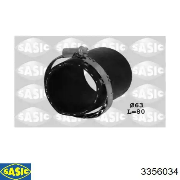 3356034 Sasic tubo flexible de aire de sobrealimentación izquierdo