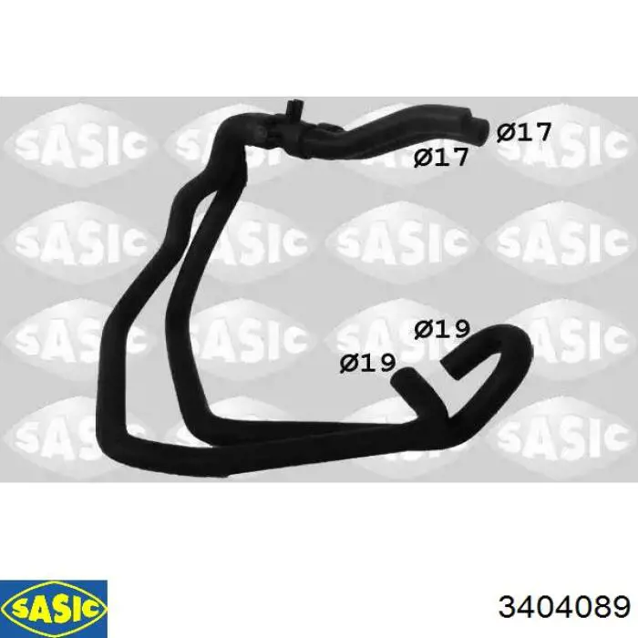 Comprar 3404089 Sasic Manguera doble del radiador de la calefacción