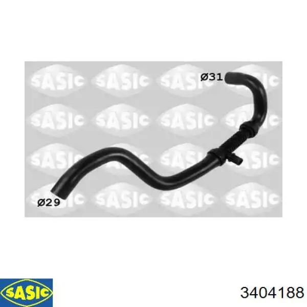 3404188 Sasic Manguera inferior del radiador