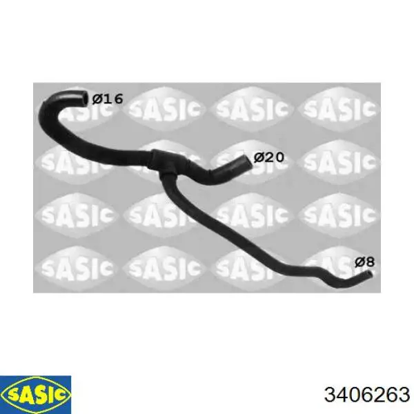 Comprar 3406263 Sasic Manguera de agua refrigerante