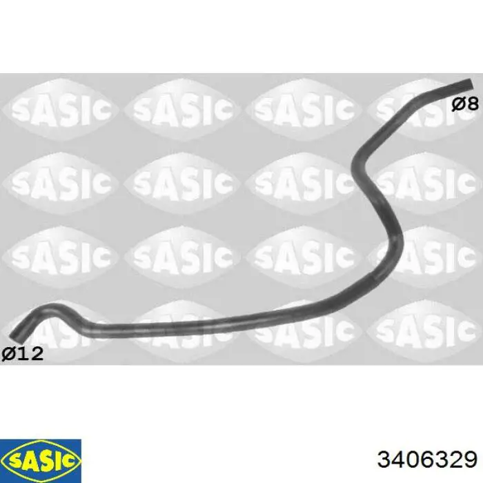 Comprar 3406329 Sasic Manguera superior del radiador