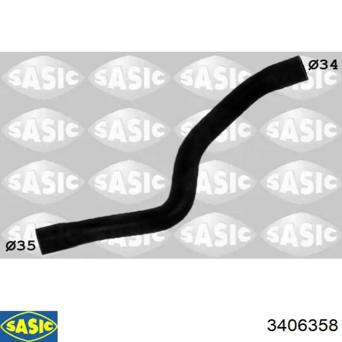 Comprar 3406358 Sasic Manguera superior del radiador