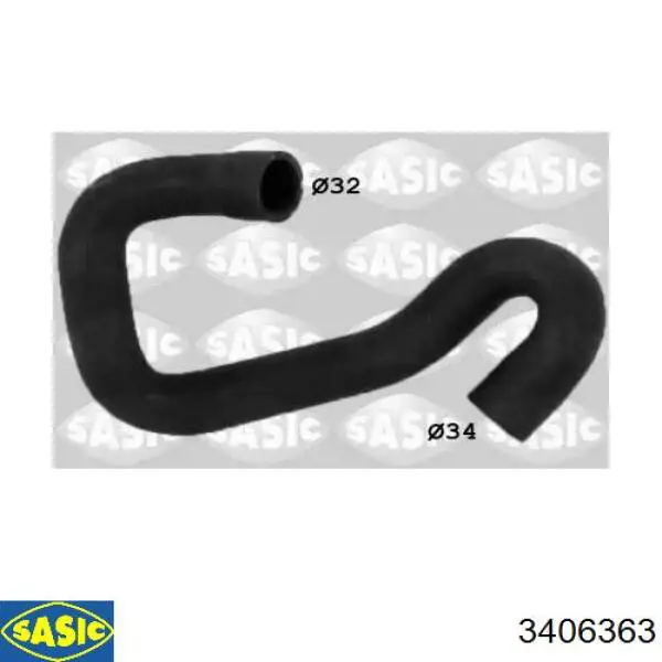 Comprar 3406363 Sasic Manguera superior del radiador