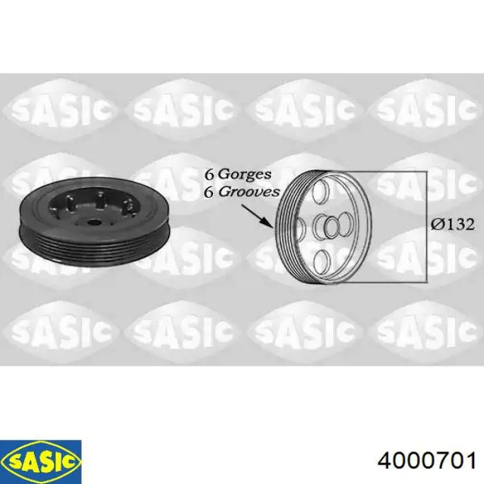 Comprar 4000701 Sasic La polea del cigüeñal