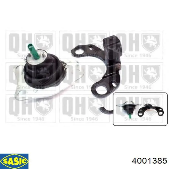Soporte de motor delantero 4001385 Sasic