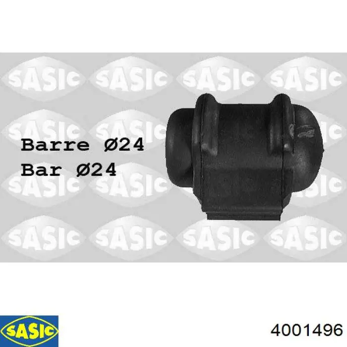 4001496 Sasic soporte de estabilizador delantero exterior