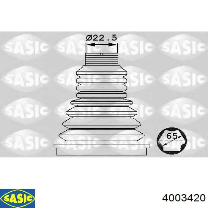 Comprar 300562 GKN-Spidan Fuelle de palier delantero exterior