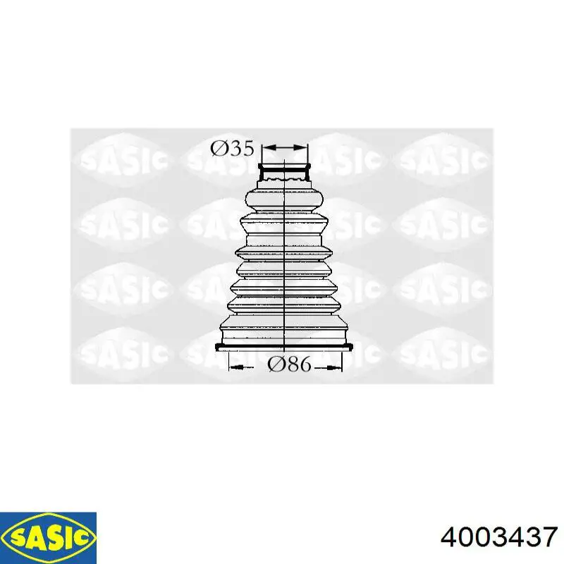 Comprar 7701202093 Renault (RVI) Fuelle de palier delantero exterior