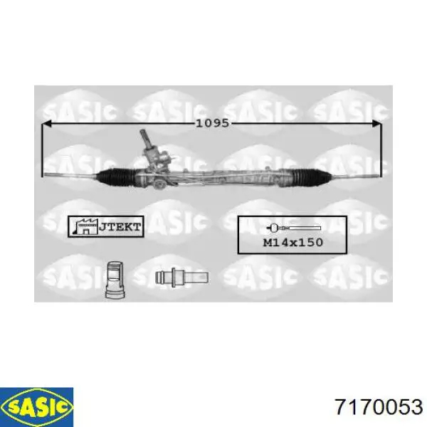 Engranaje de dirección Sasic 7170053 precio, desde 185,13 EUR