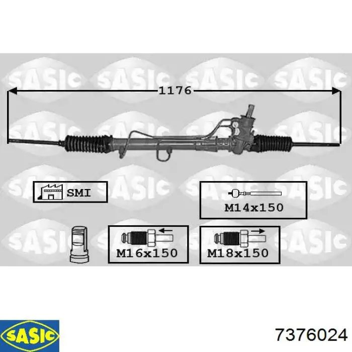 Engranaje de dirección Sasic 7376024 precio, desde 92,93 EUR