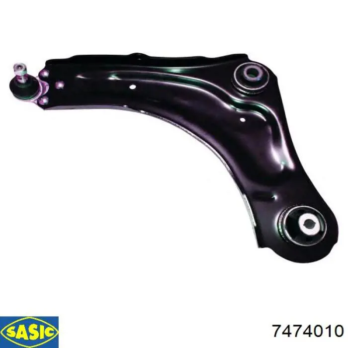 Brazo inferior izquierdo de la suspensión delantera 7474010 Sasic