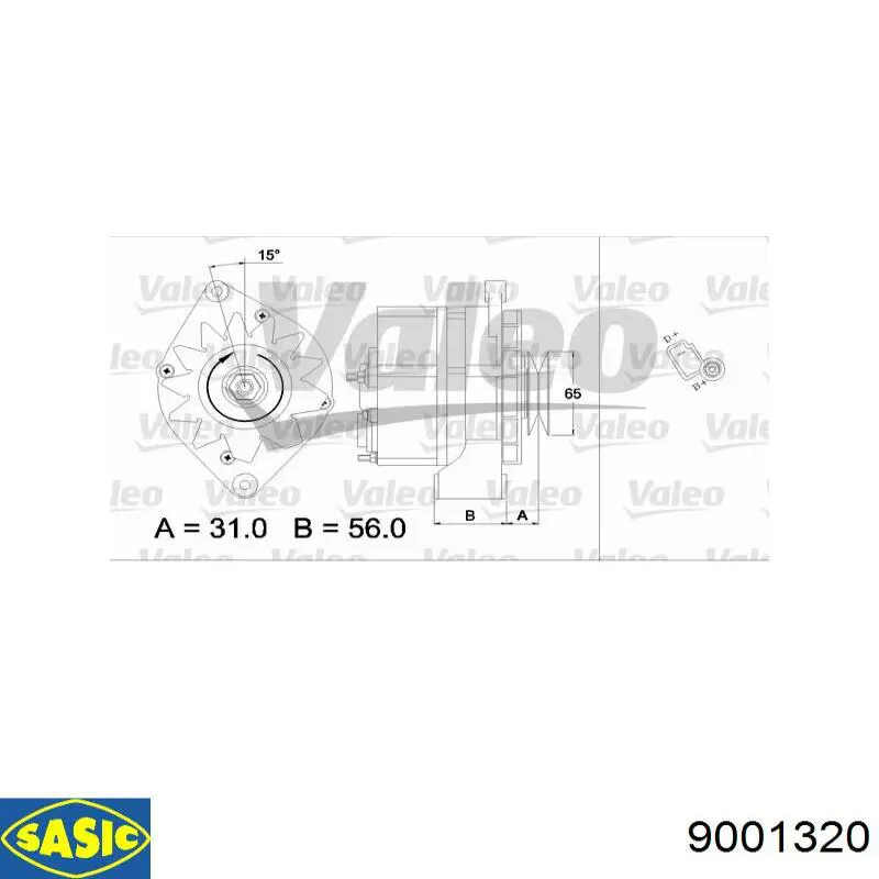 0007610541 Fiat/Alfa/Lancia Soporte de motor derecho