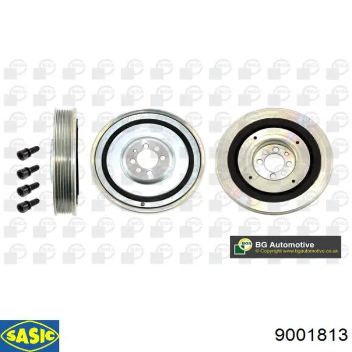 Polea de cigüeñal 9001813 Sasic
