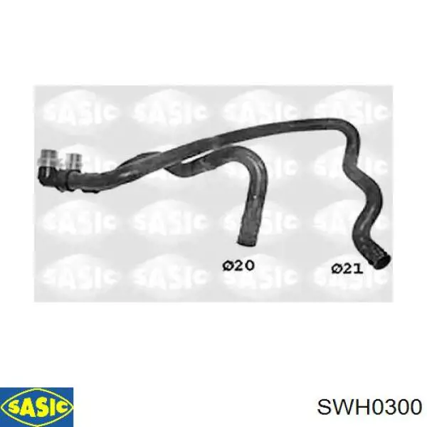Comprar SWH0300 Sasic Manguera doble del radiador de la calefacción