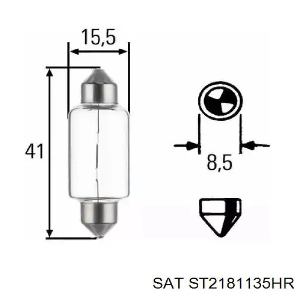 ST2181135HR SAT faro derecho