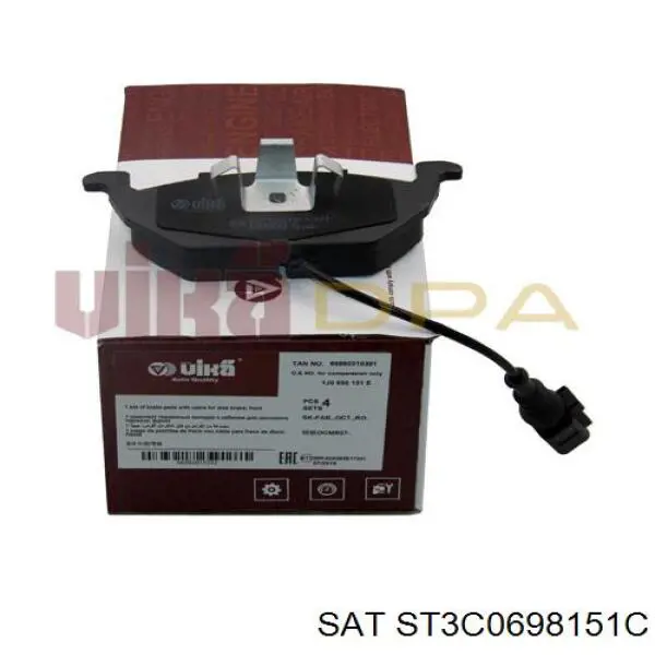 Pastillas de freno delanteras Seat Leon 2 1P1