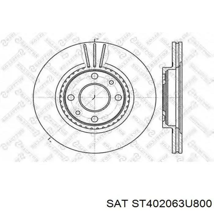 Freno de disco delantero Nissan Versa E12X