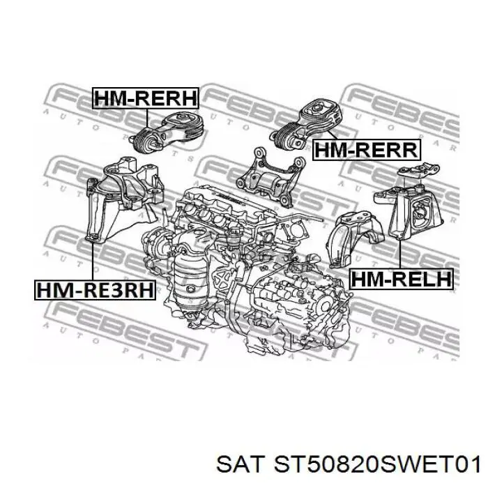 Comprar 57887 Metalcaucho Soporte inferior derecho del motor