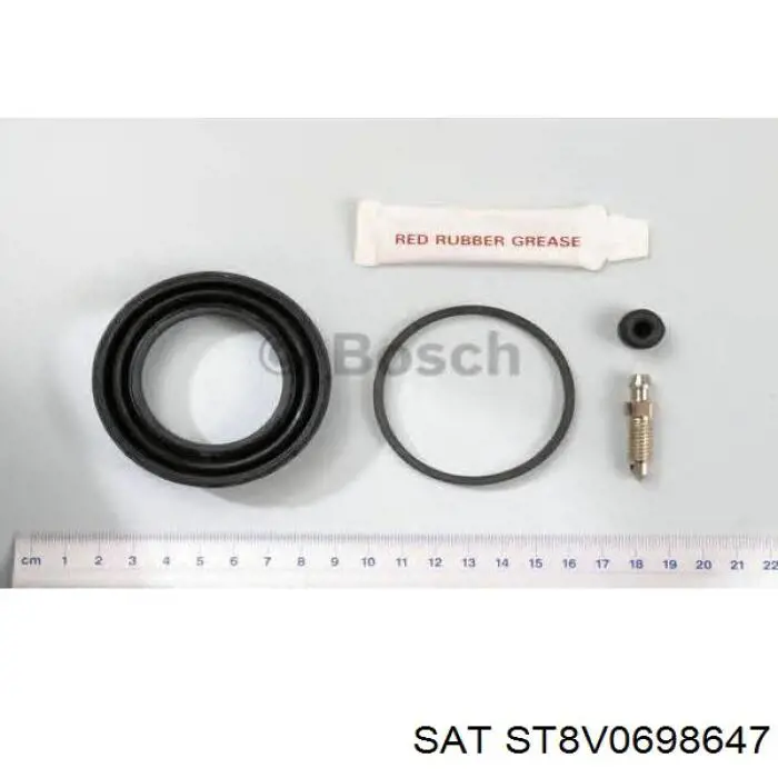 Juego de reparación, pinza de freno delantero Volvo V40 525, 526