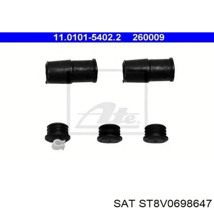 Juego de reparación, pinza de freno delantero Volvo V40 525, 526