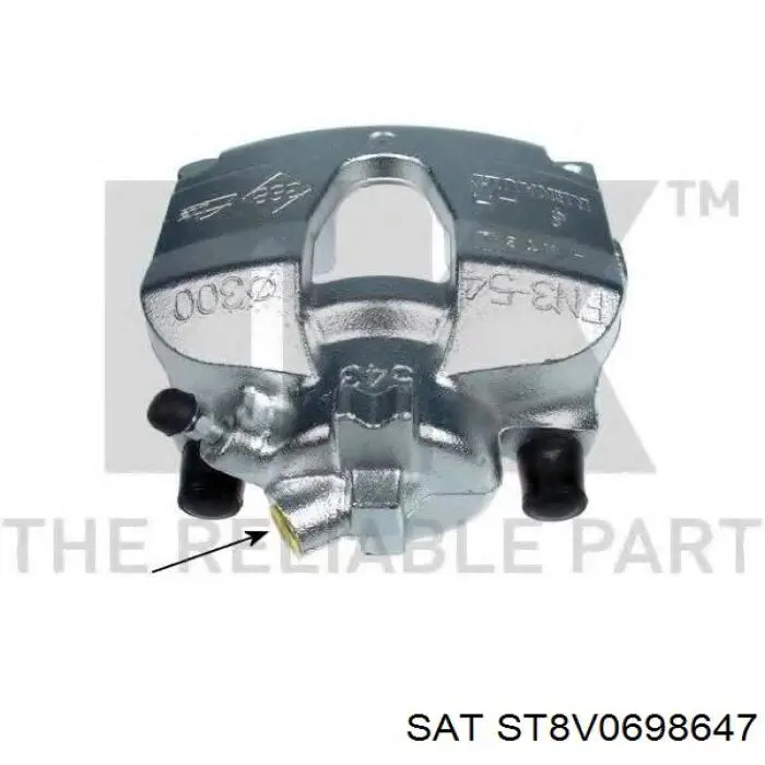 Juego de reparación, pinza de freno delantero Volvo V40 525, 526