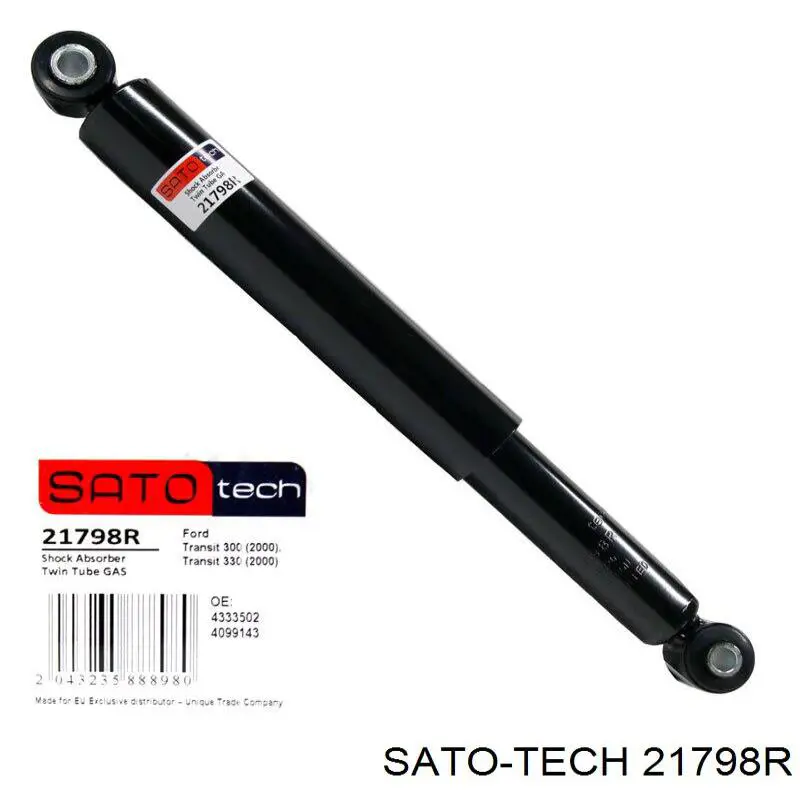 21798R Sato Tech amortiguador trasero