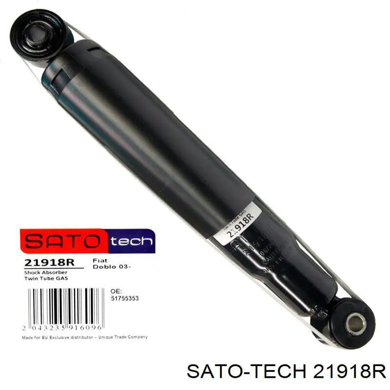 Amortiguador trasero Sato Tech 21918R precio, desde 43,68 EUR