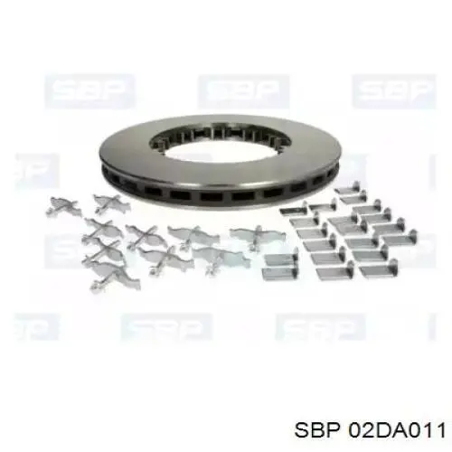 Frenos delanteros SBP 02DA011 precio, desde 140,56 EUR