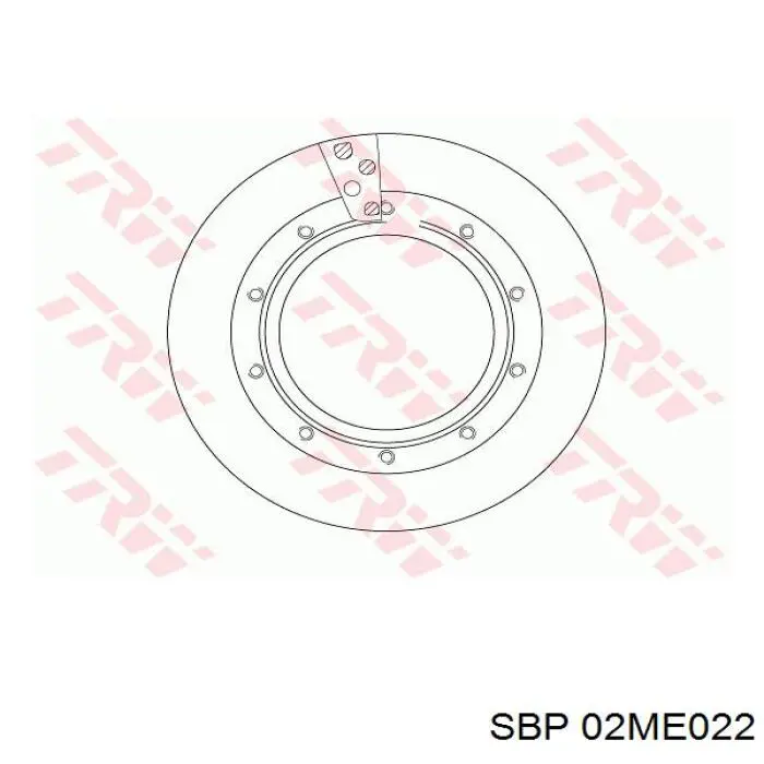Disco de freno trasero SBP 02ME022 precio, desde 119,51 EUR