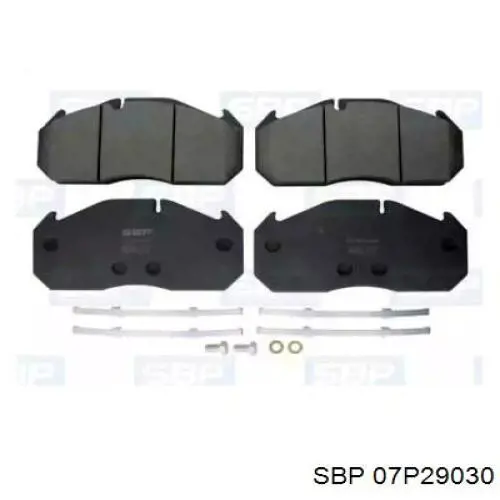 Pastillas freno delanteras SBP 07P29030 precio, desde 102,76 EUR