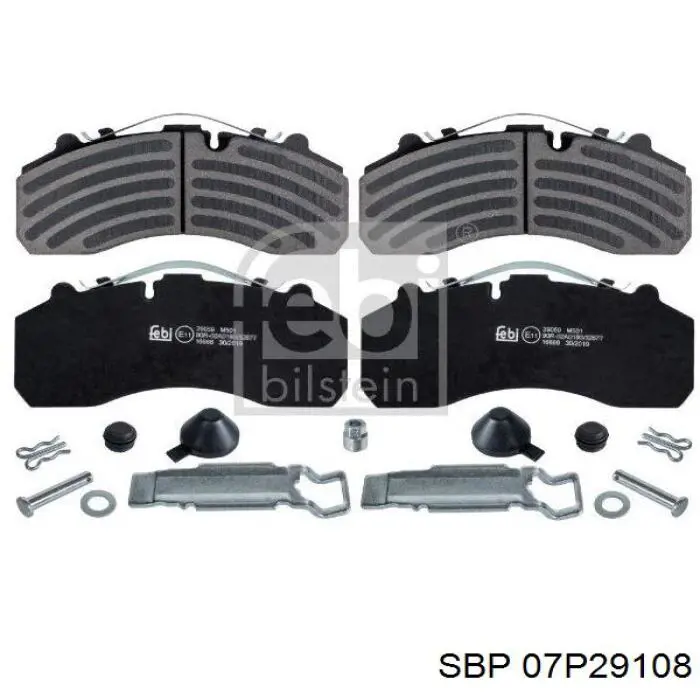 Pastillas traseras de freno SBP 07P29108 precio, desde 76,76 EUR