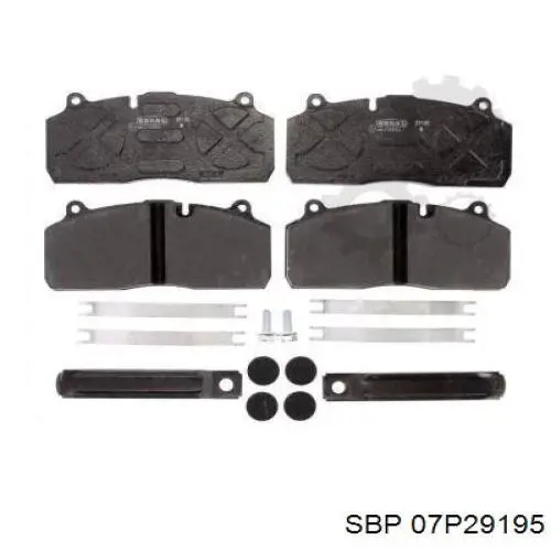 3057001400 SAF Pastillas delanteras