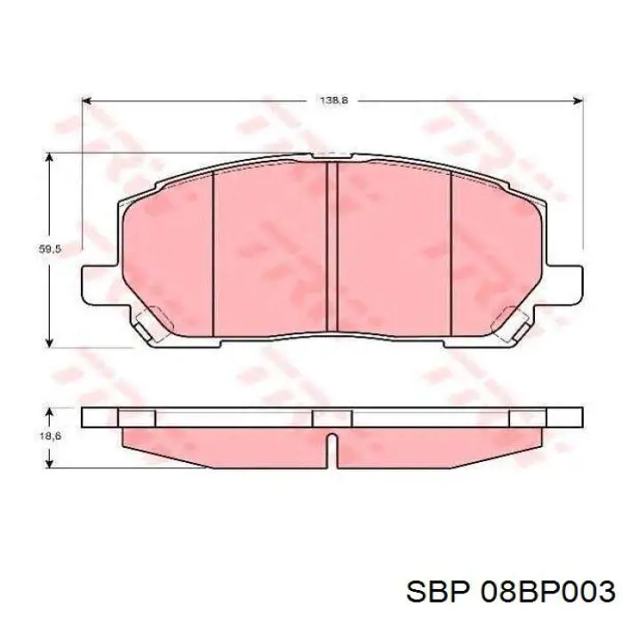 Trinquete del freno del eje delantero SBP 08BP003 precio, desde 31,72 EUR