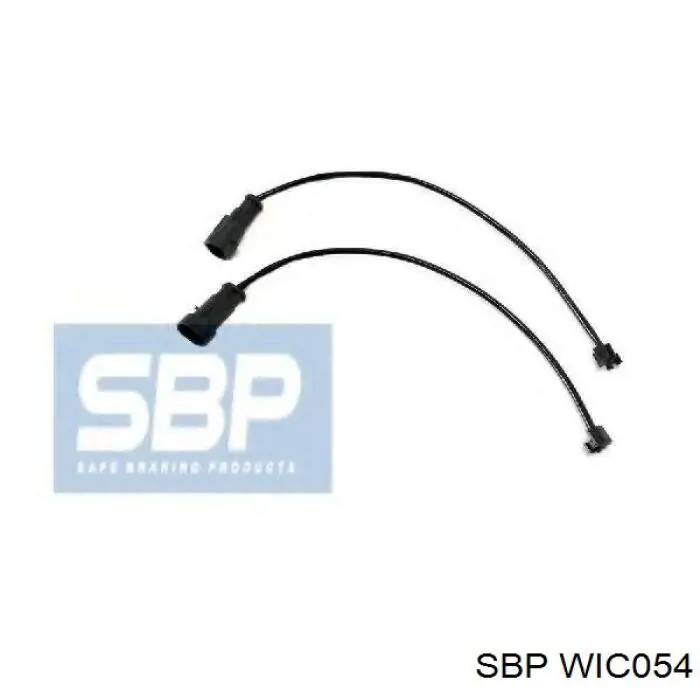 Sensor de desgaste de pastillas de freno delantero derecho WIC054 SBP