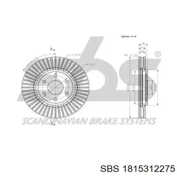Freno de disco delantero Nissan Navara D40