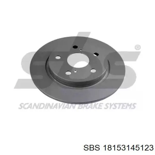 Disco de freno trasero Toyota Auris E15