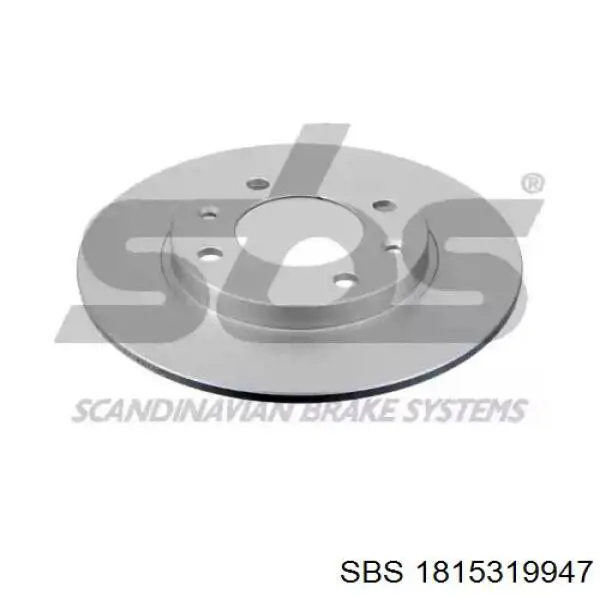 Disco de freno trasero Peugeot 206 2A/C