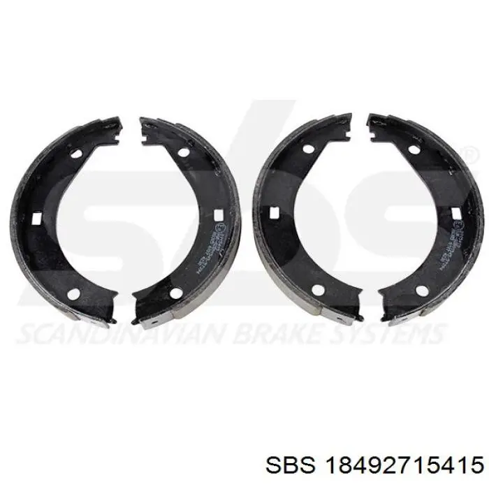 Juego de zapatas de frenos, freno de estacionamiento BMW 5 E28