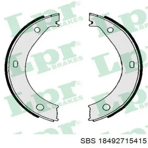 Juego de zapatas de frenos, freno de estacionamiento BMW 5 E28