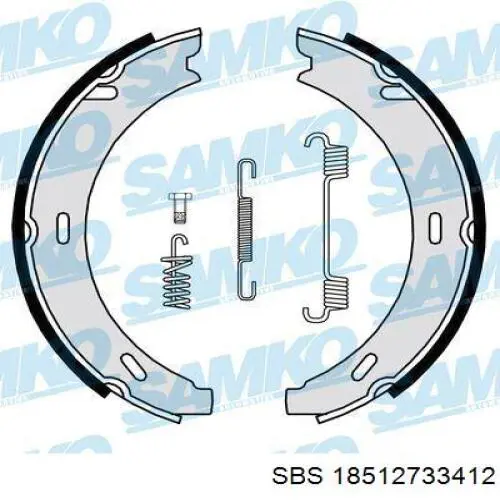 Juego de zapatas de frenos, freno de estacionamiento Mercedes E C124