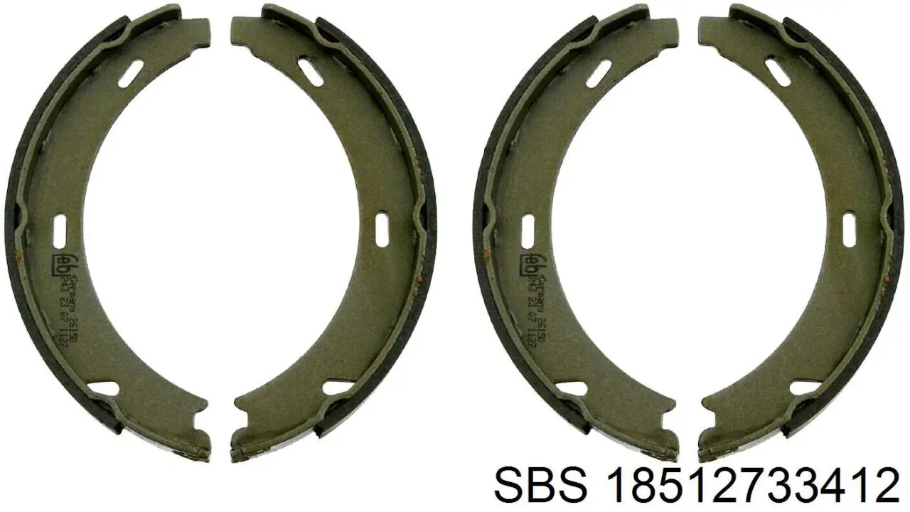 Juego de zapatas de frenos, freno de estacionamiento Mercedes E C124