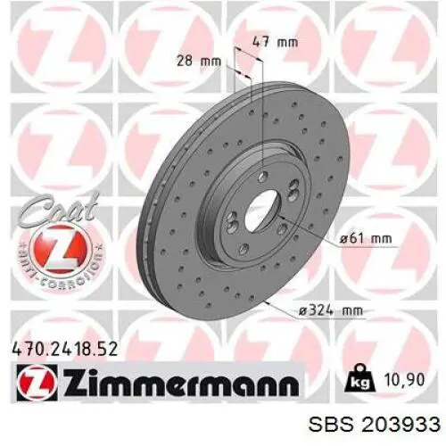 Freno de disco delantero Renault Espace 4 JK0