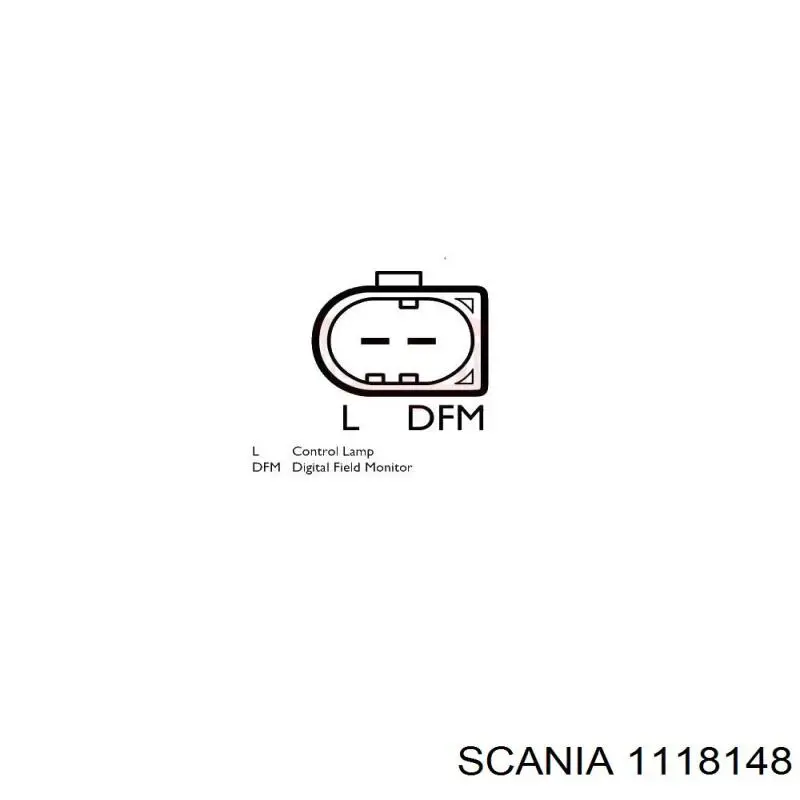 1118148 Scania Regulador alternador