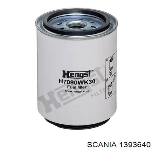 Filtro combustible SCANIA 1393640