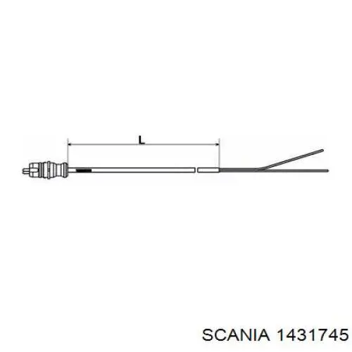 1 431 745 Scania amortiguador de cabina (truck)