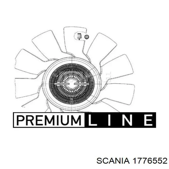 Embrague, ventilador de refrigeración Scania 1776552 precio, desde 494,80 EUR