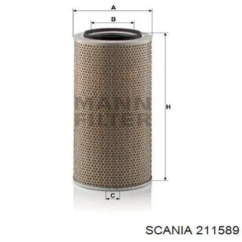 211589 SCANIA Filtro de aire