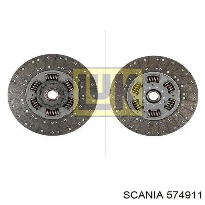 574911 Scania disco de embrague