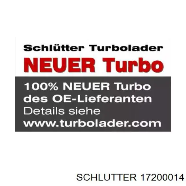 172-00014 Schlutter turbocompresor