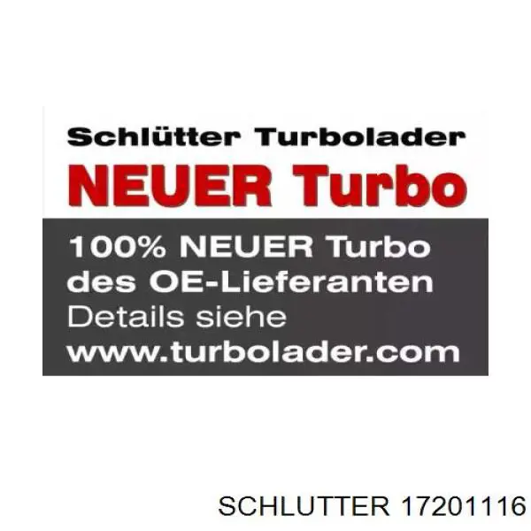 172-01116 Schlutter turbocompresor